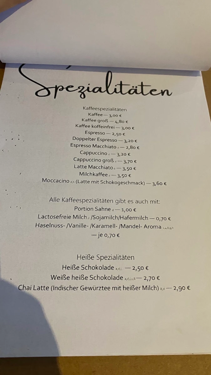 Speisekarte photo 2