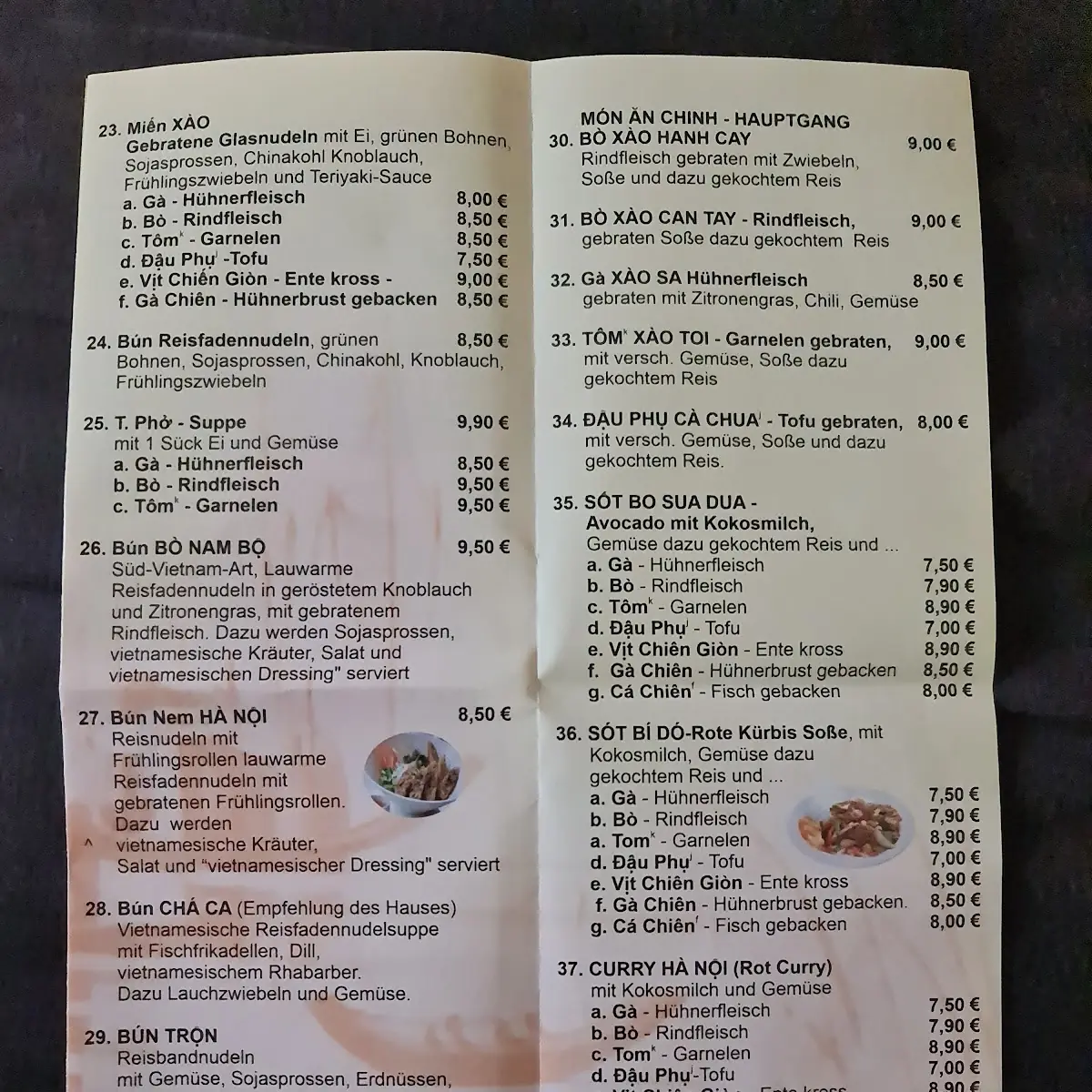 Speisekarte photo 4