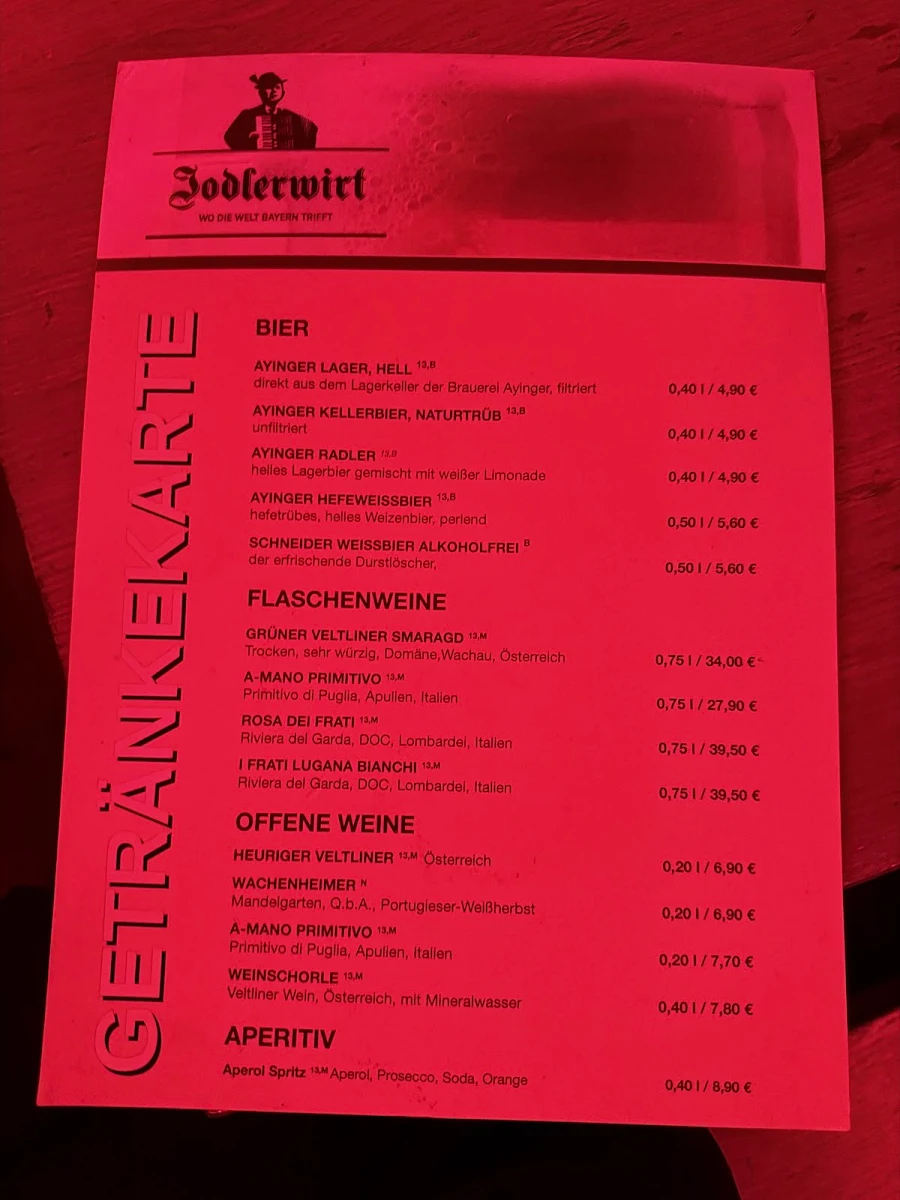 Speisekarte photo 1