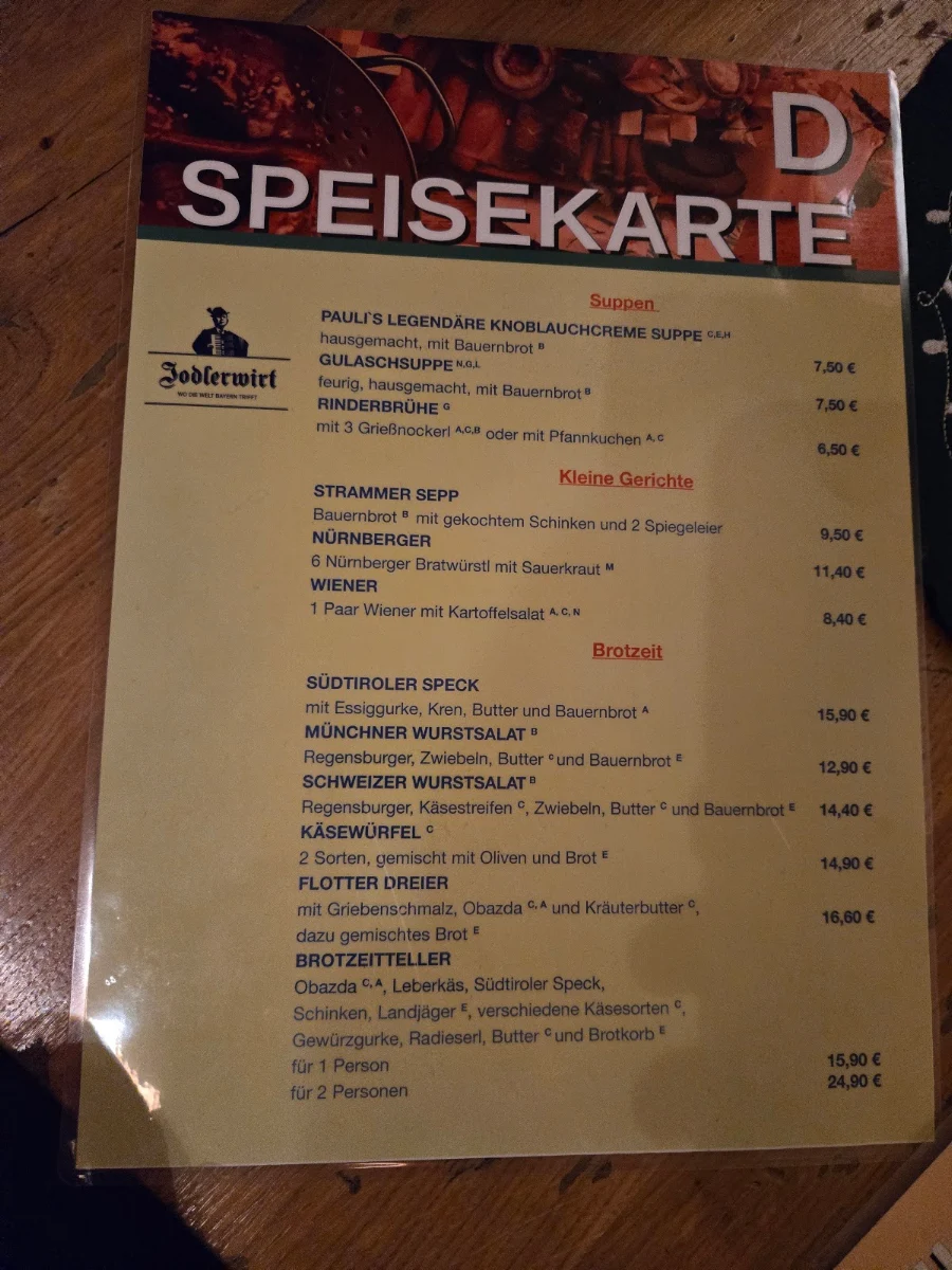 Speisekarte photo 3