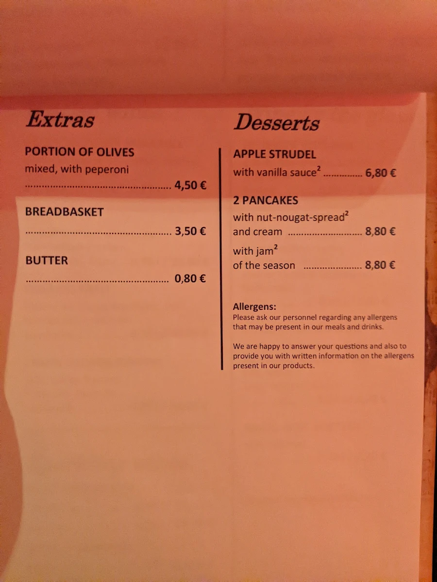 Speisekarte photo 7