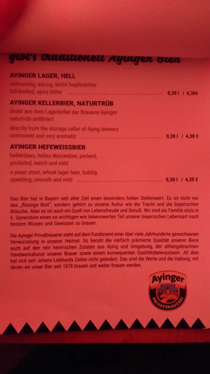 Speisekarte photo 9
