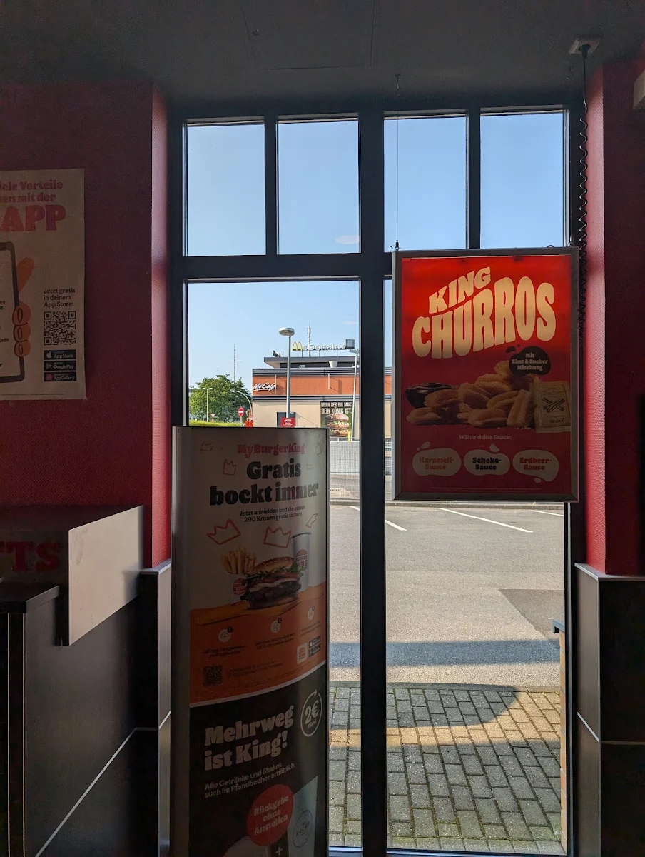 Speisekarte, Burger King Bonn