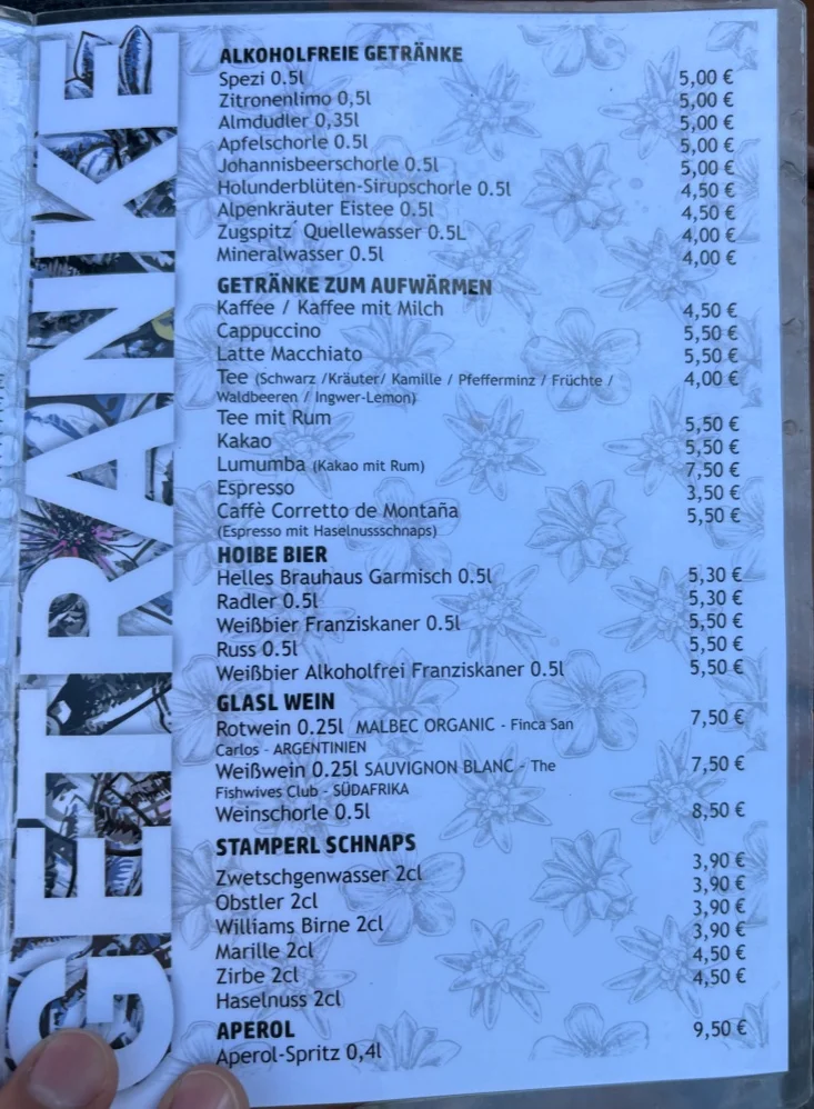 Speisekarte photo 3