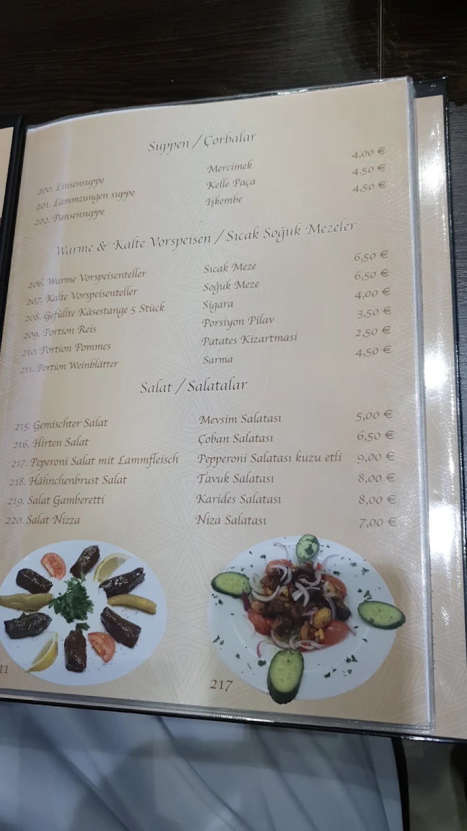 Speisekarte photo 1
