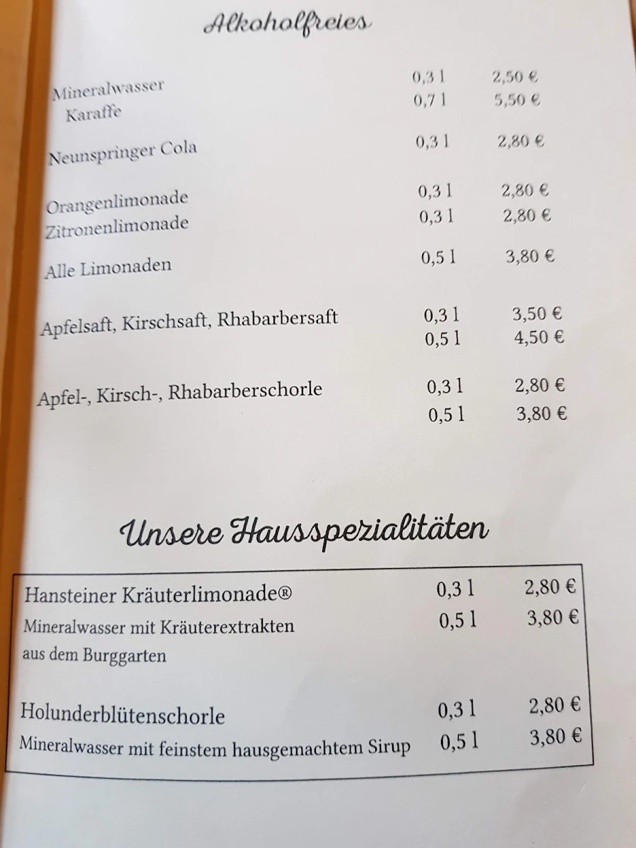 Speisekarte photo 3