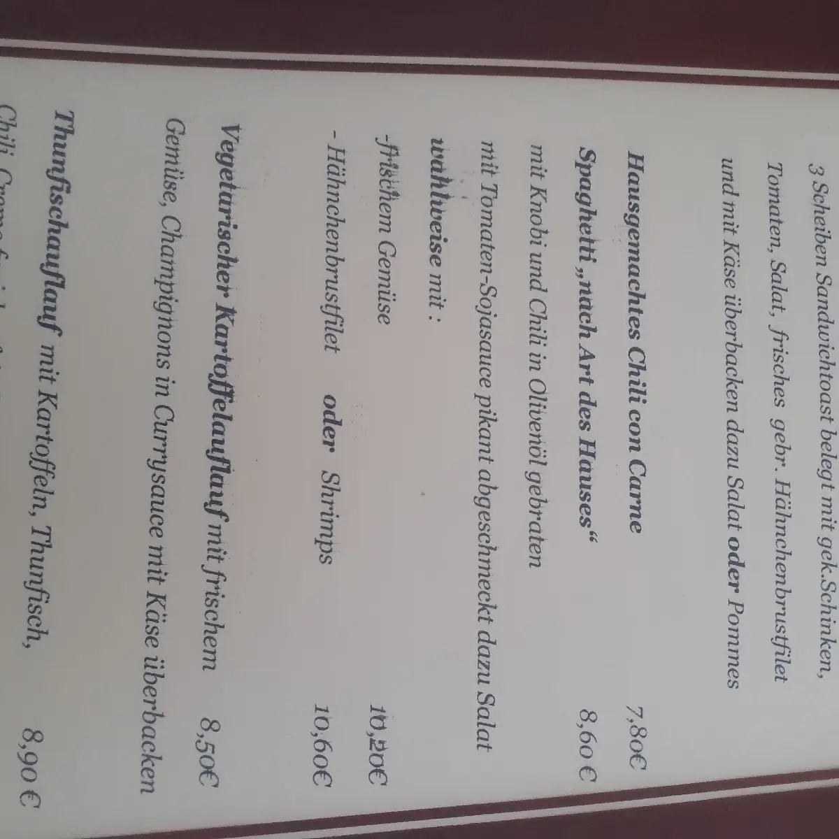Speisekarte, Zeitlos So Frühstücksbuffet,Brunch