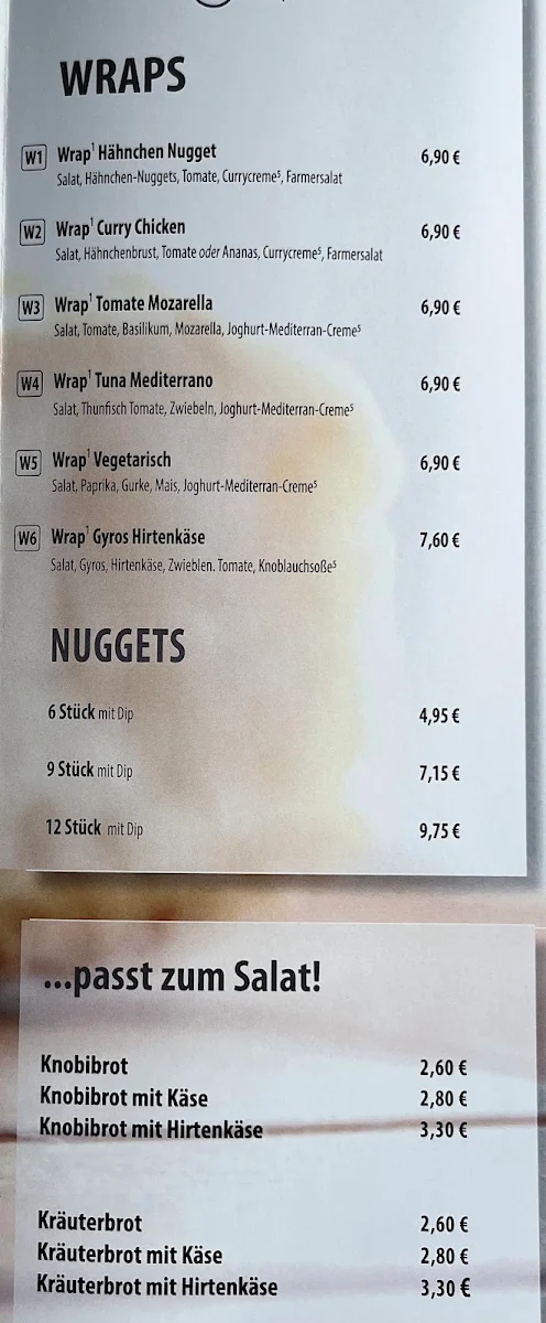 Speisekarte photo 5