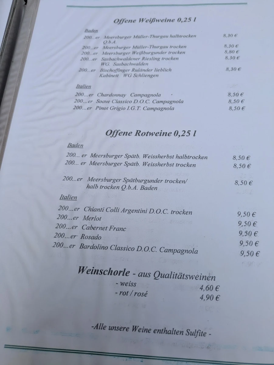 Speisekarte photo 1
