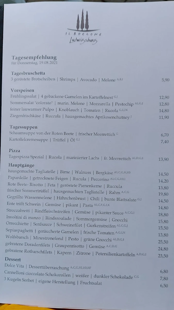 Speisekarte photo 3