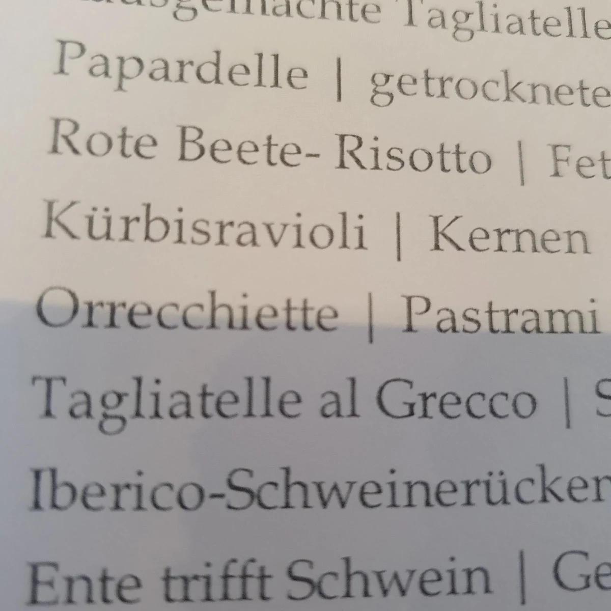 Speisekarte photo 9