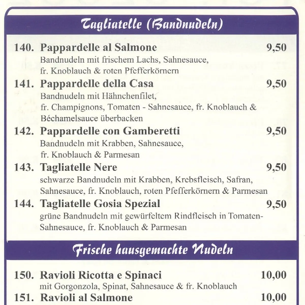 Speisekarte photo 4
