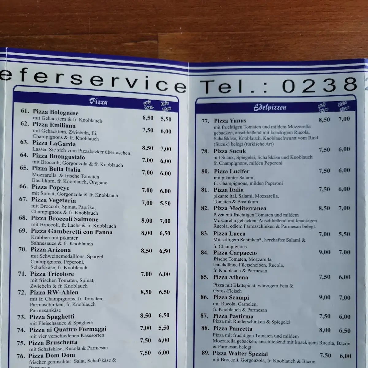Speisekarte photo 6