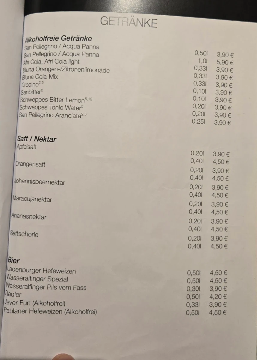 Speisekarte photo 2