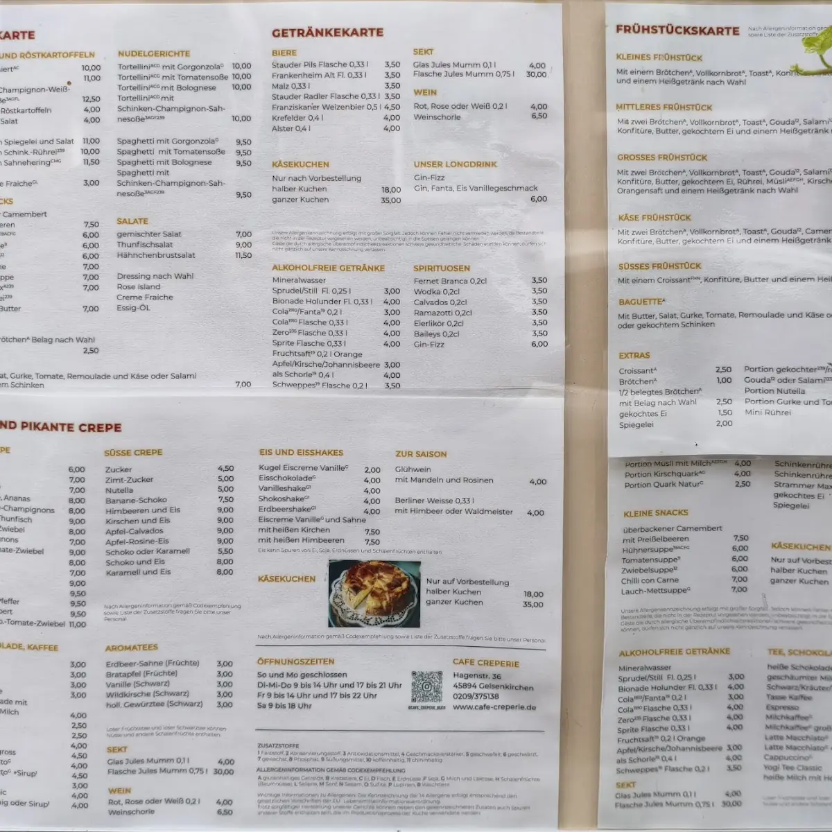 Speisekarte photo 1