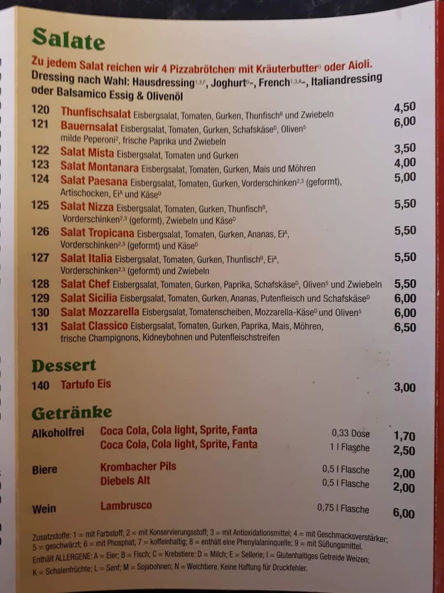 Speisekarte photo 2