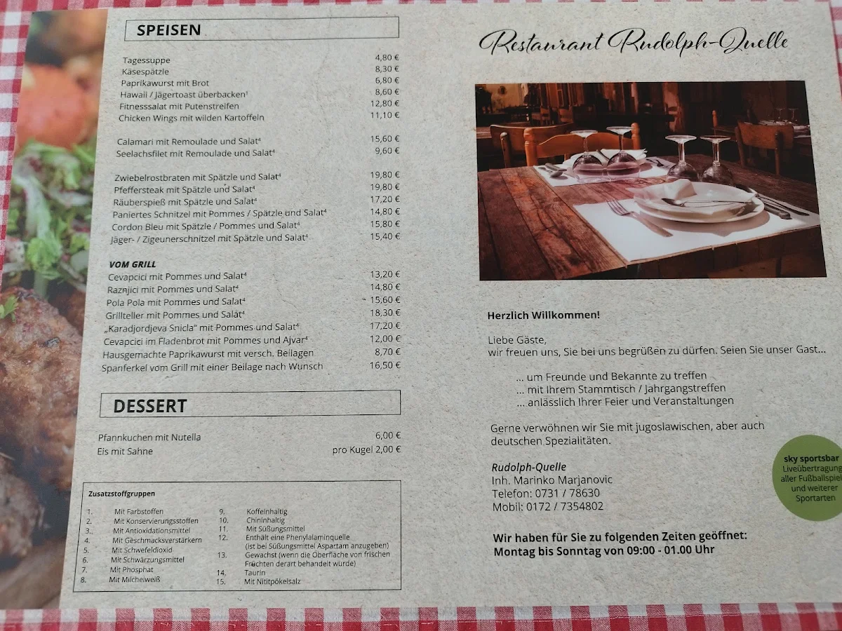 Speisekarte photo 1