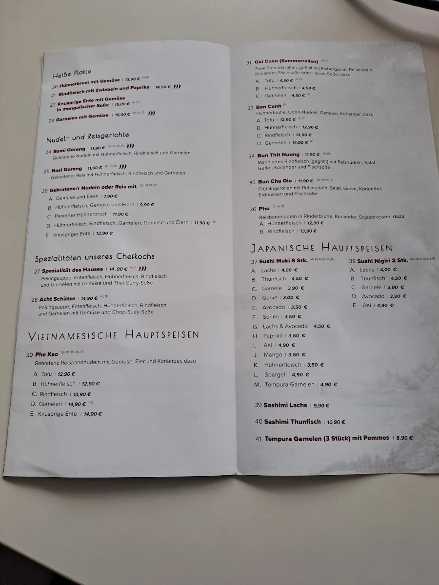 Speisekarte photo 1