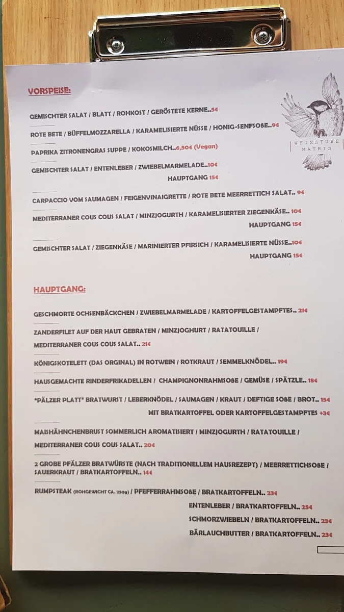 Speisekarte photo 1