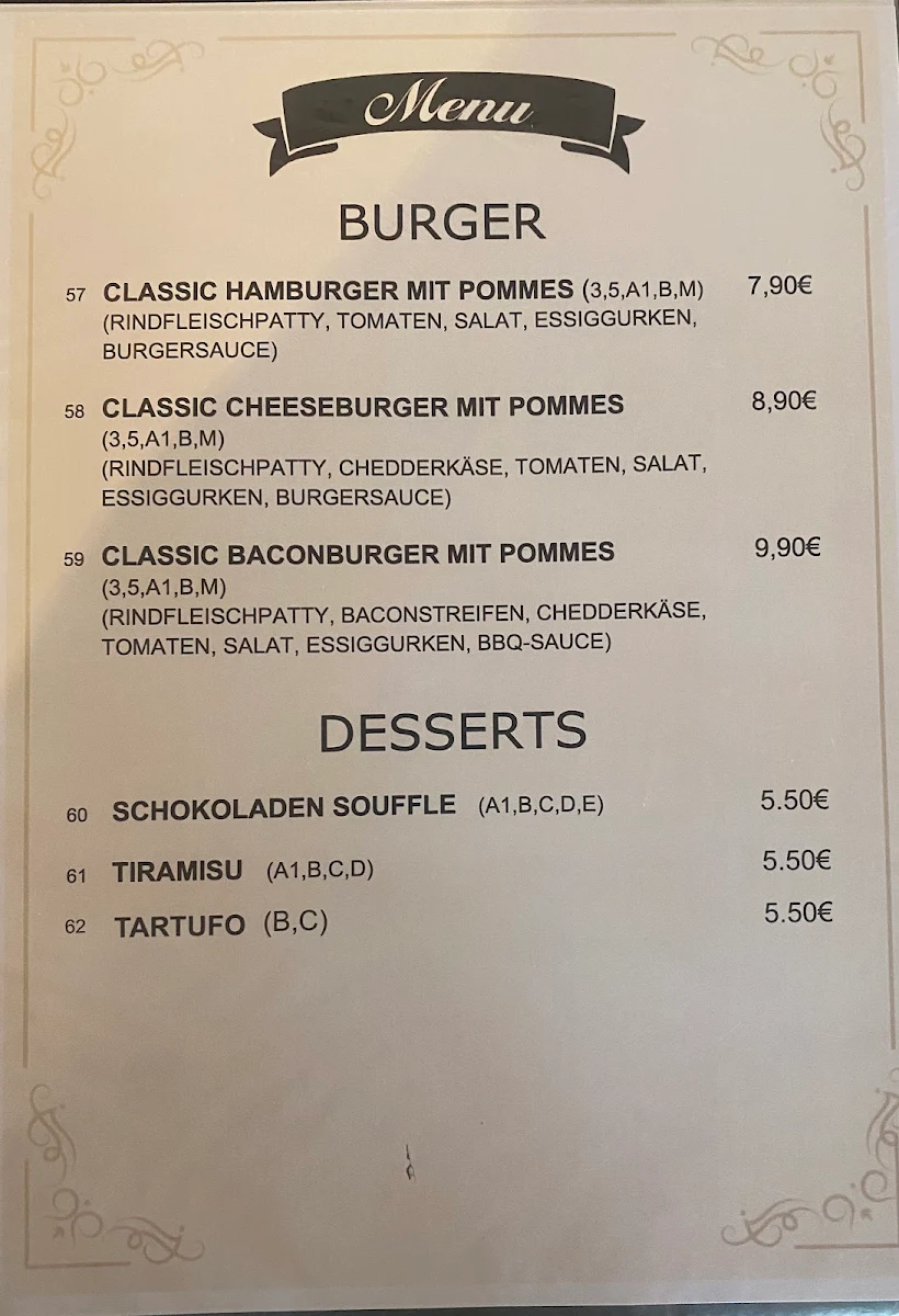 Speisekarte photo 2