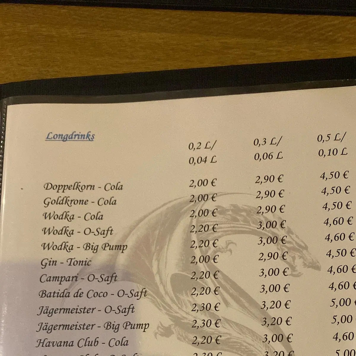 Speisekarte photo 7