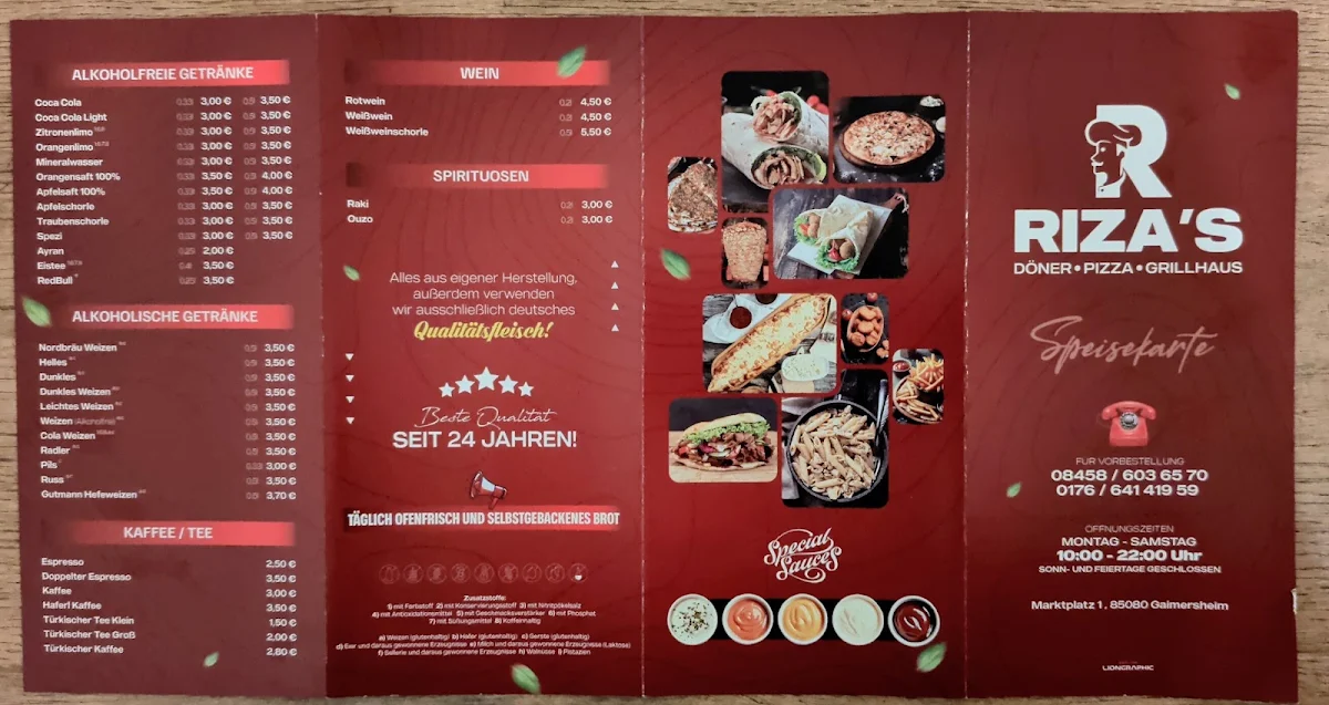 Speisekarte photo 2