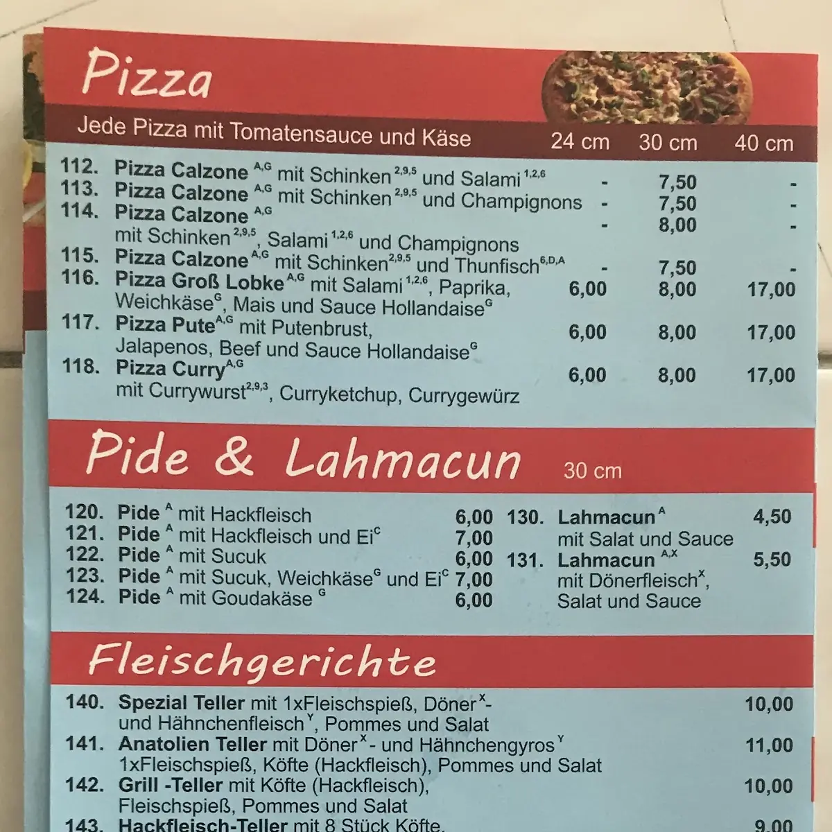 Speisekarte photo 1