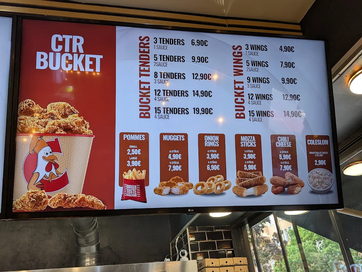 Speisekarte, CTR CHICKEN Kreuzberg