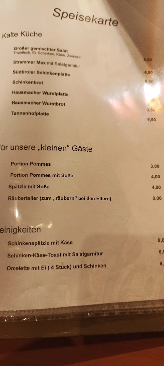 Speisekarte photo 3
