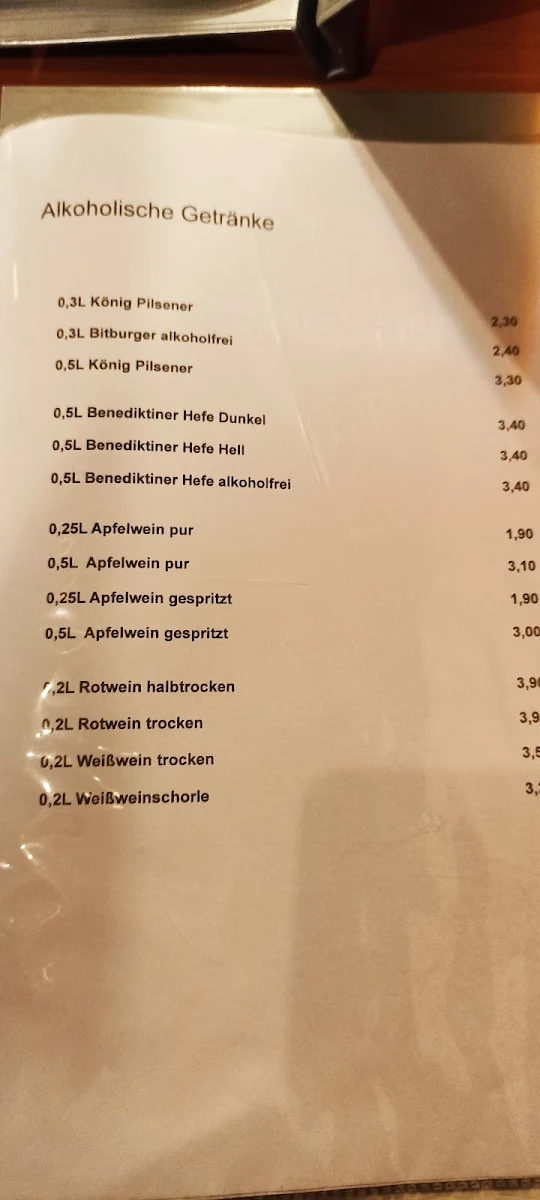 Speisekarte photo 4