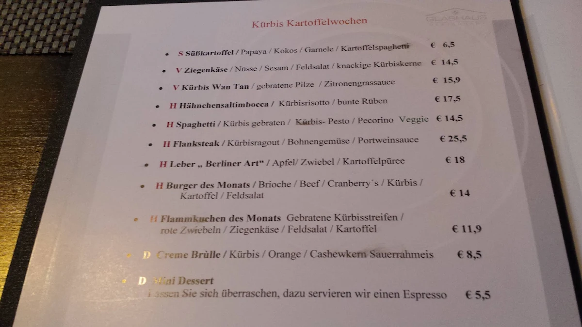 Speisekarte photo 1
