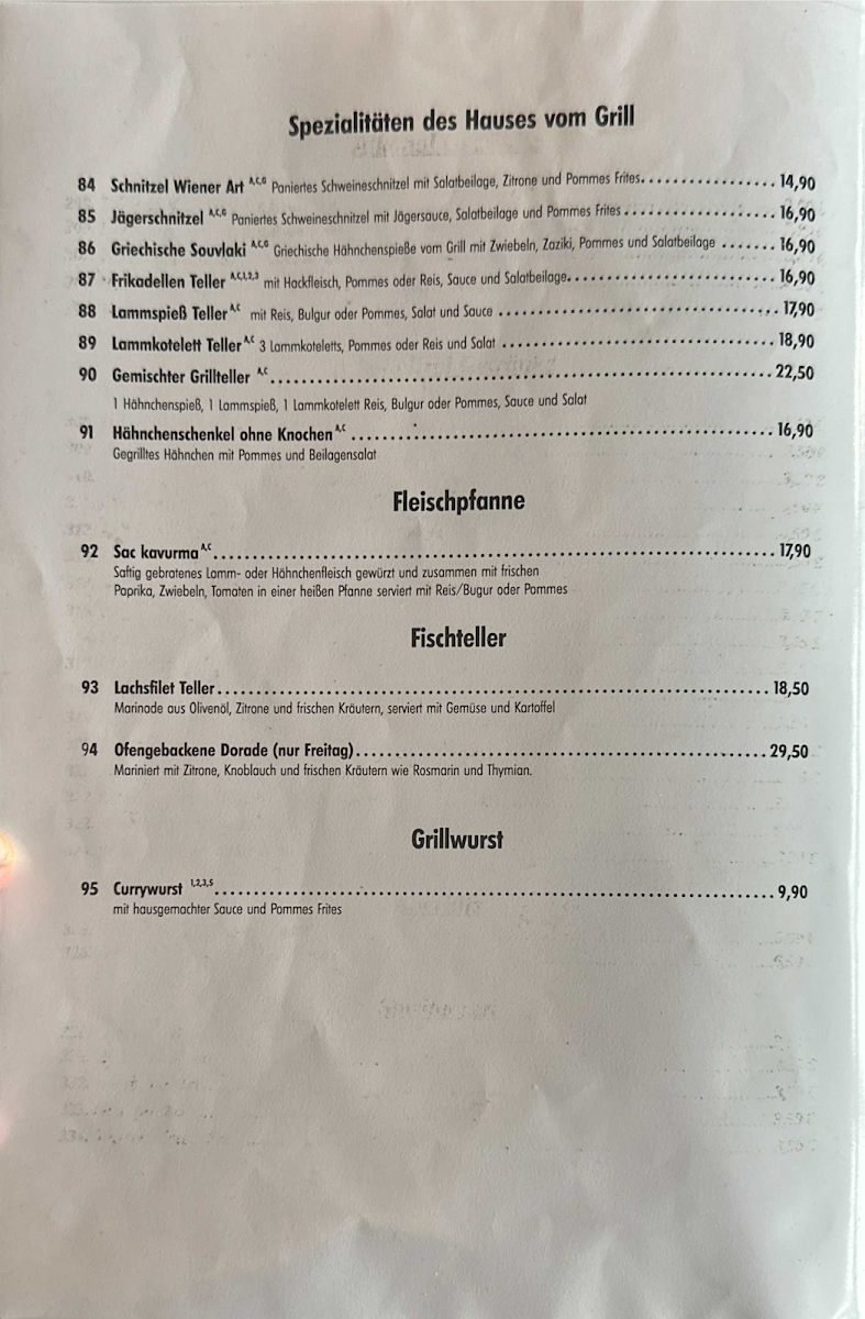 Speisekarte photo 7