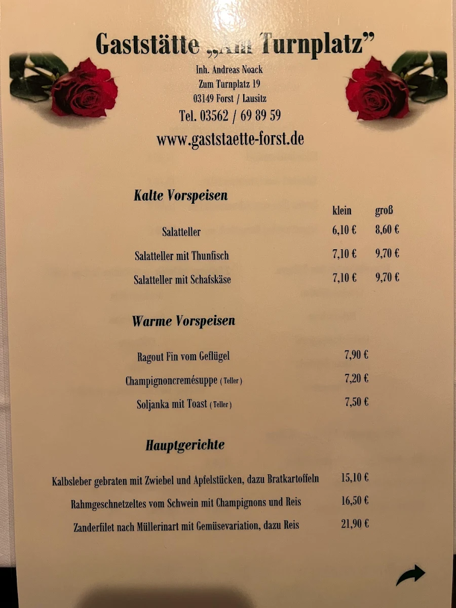 Speisekarte photo 2