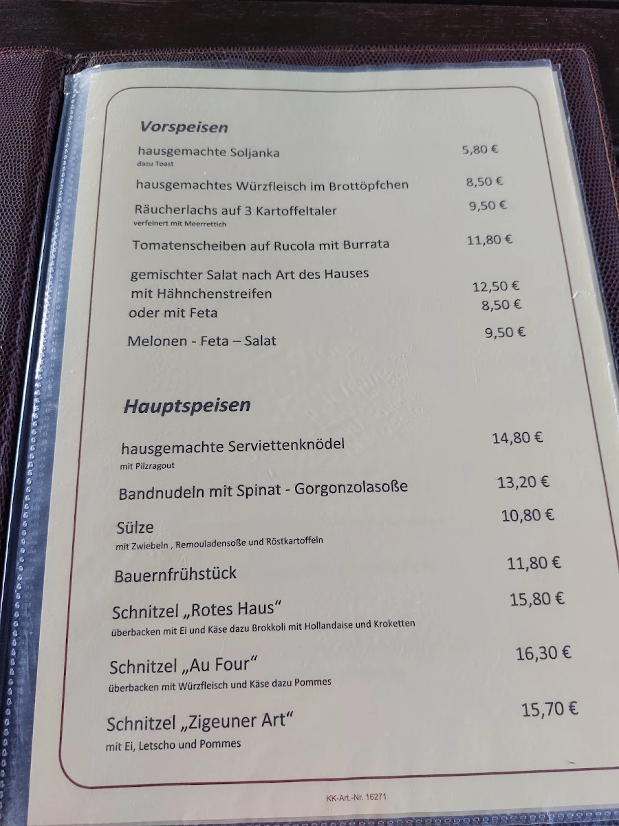 Speisekarte photo 2