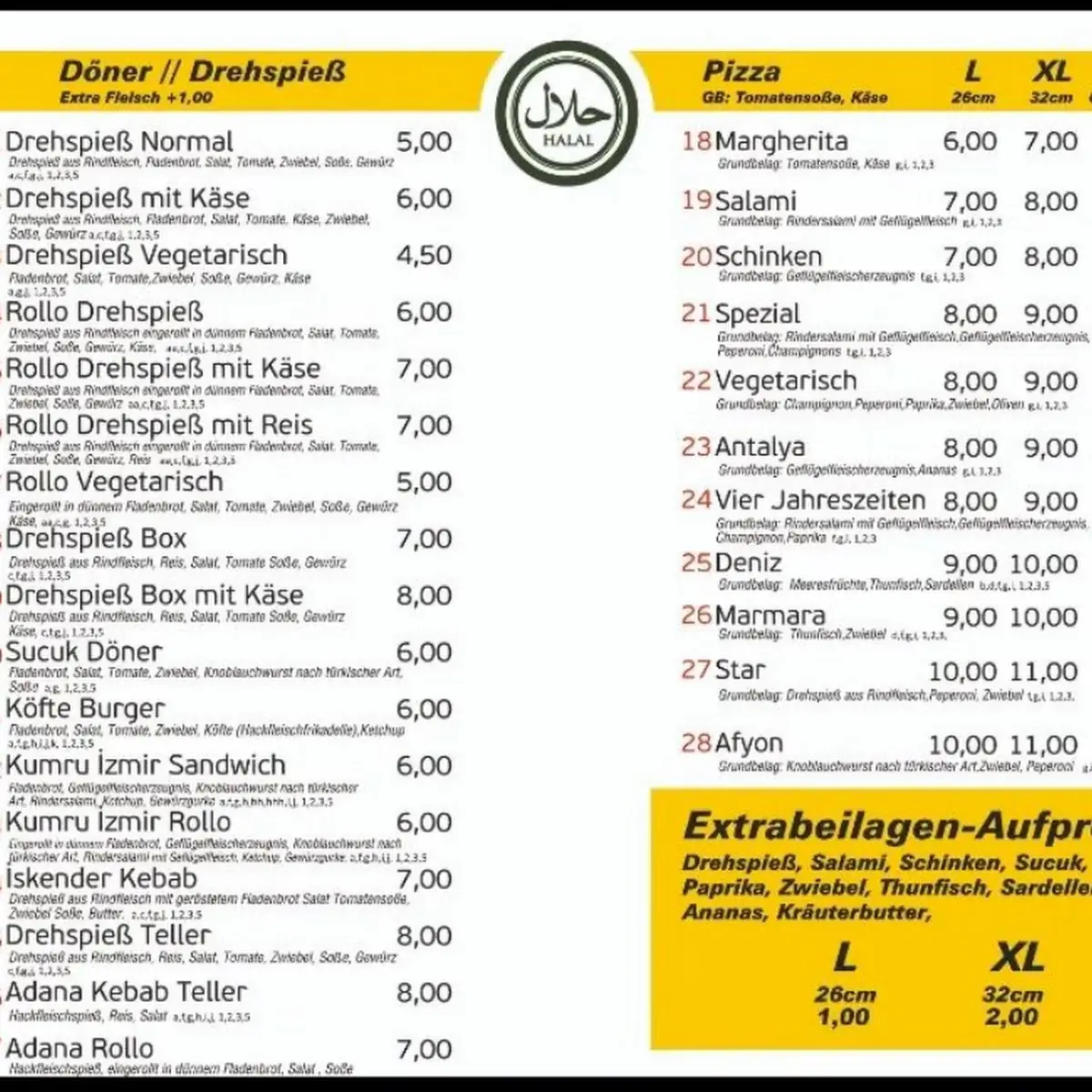 Speisekarte photo 1