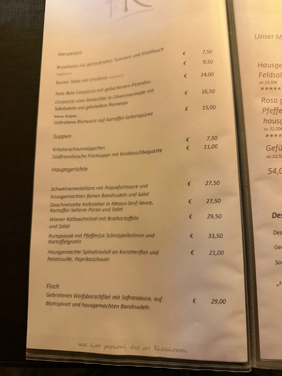 Speisekarte photo 2