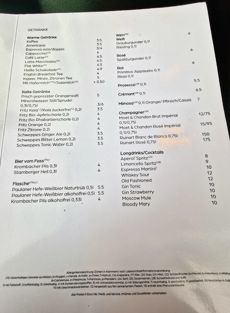 Speisekarte photo 9