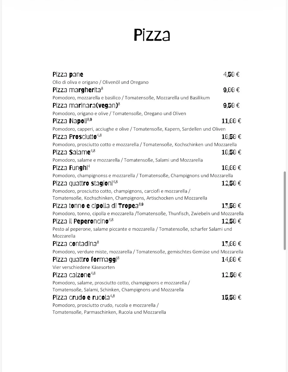 Speisekarte photo 1