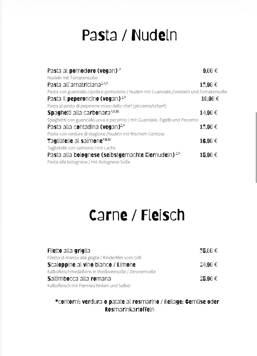 Speisekarte photo 3