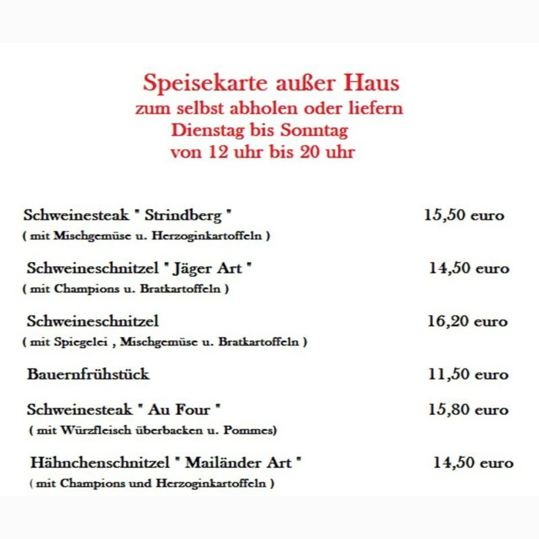 Speisekarte photo 5