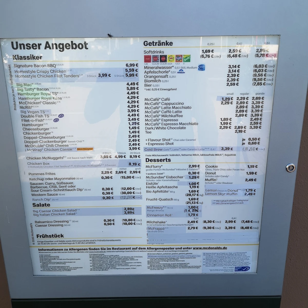 Speisekarte photo 2