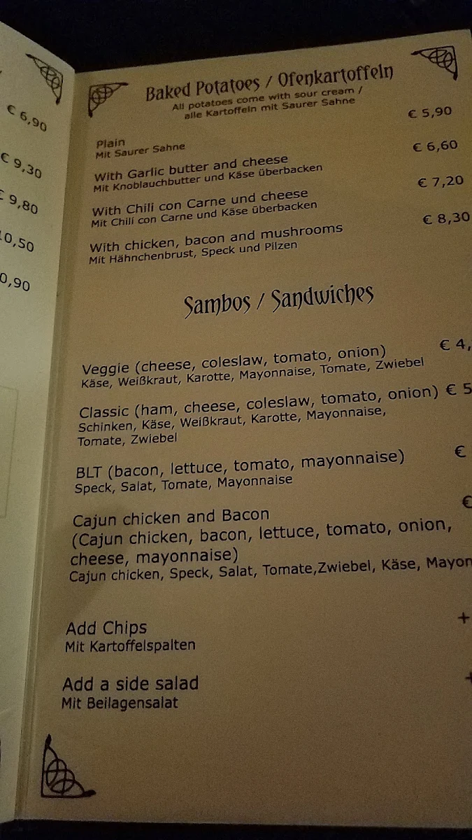 Speisekarte photo 2