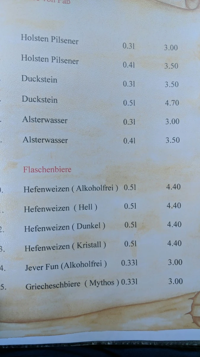 Speisekarte photo 4