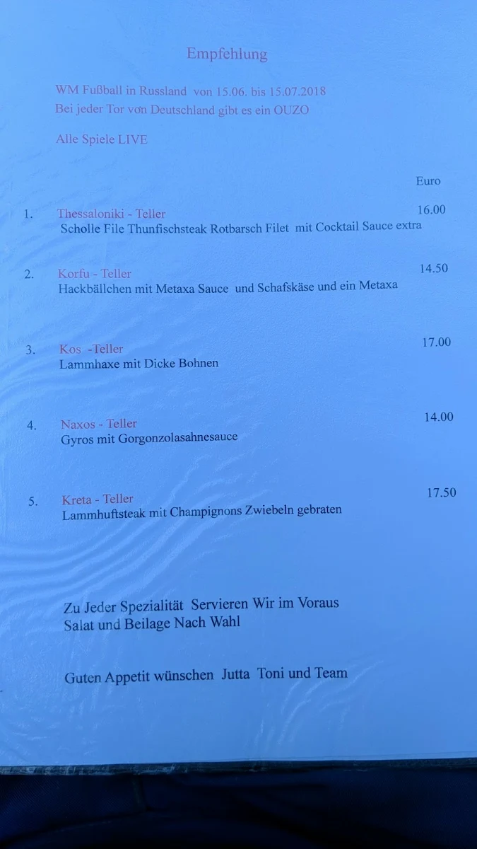 Speisekarte photo 6