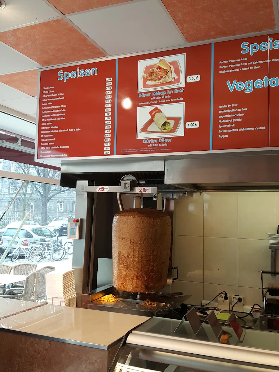Speisekarte, XL Döner