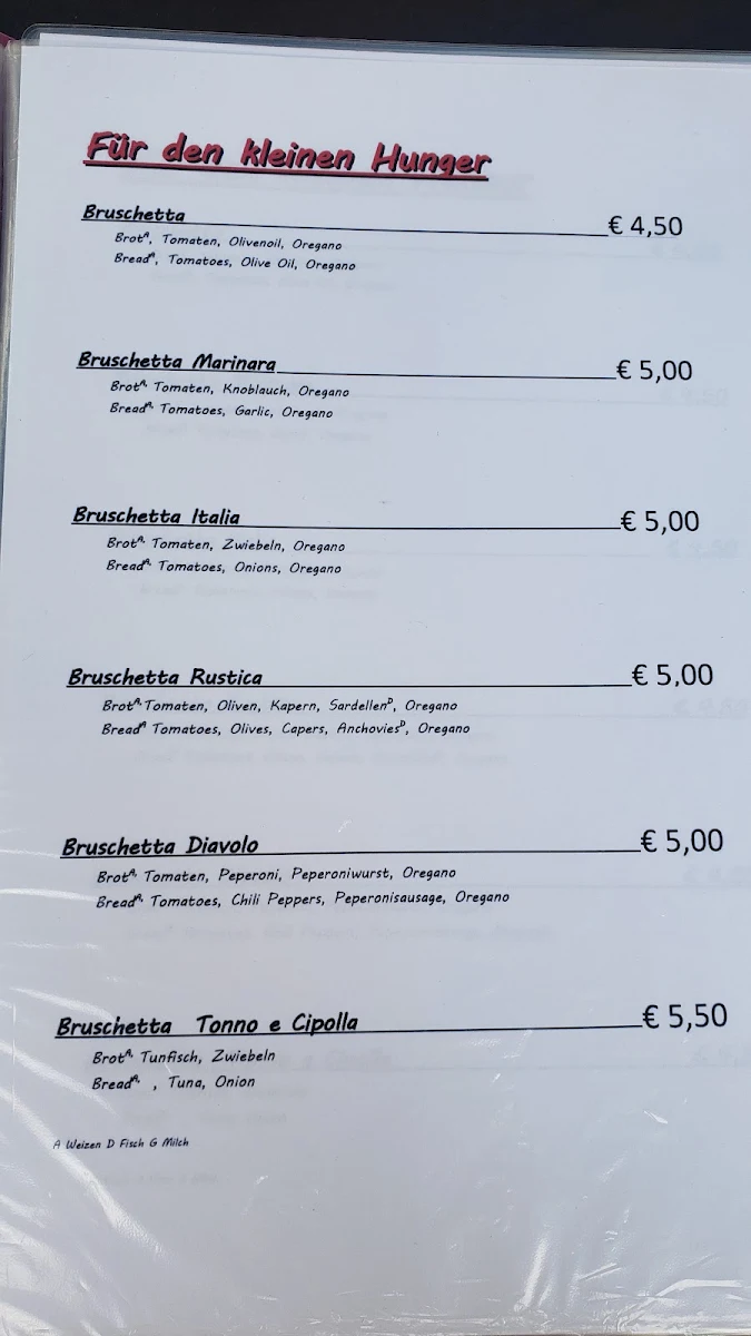 Speisekarte photo 3