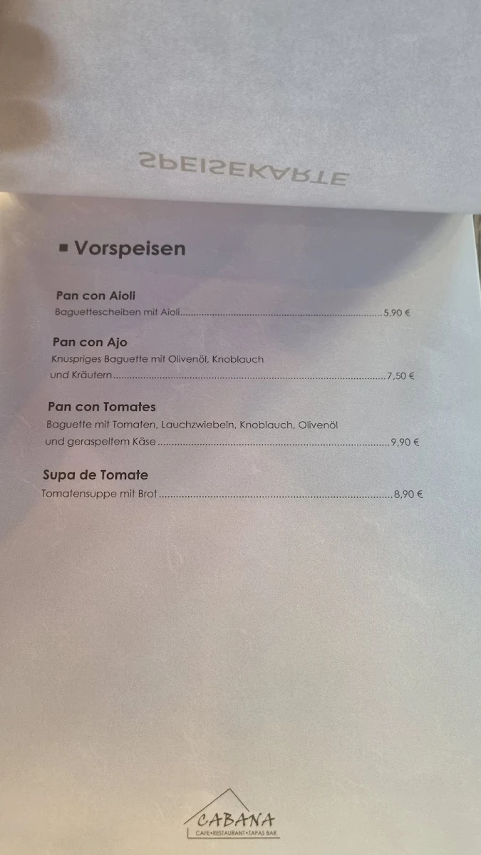 Speisekarte photo 5