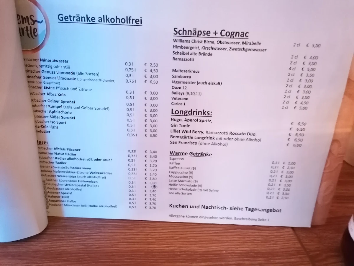 Speisekarte photo 4
