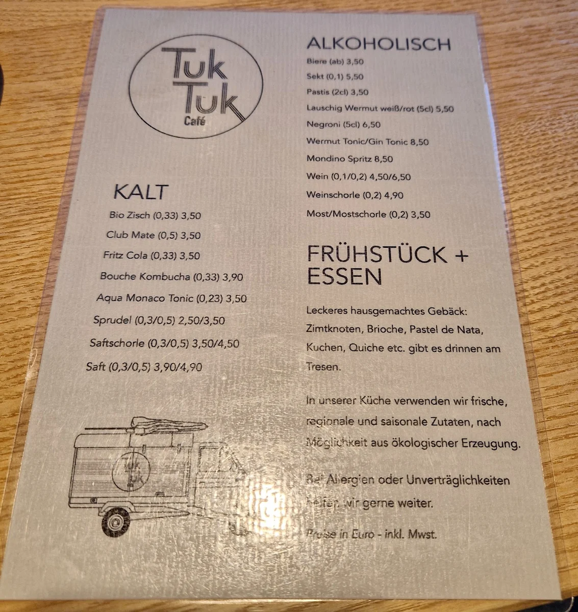 Speisekarte photo 2