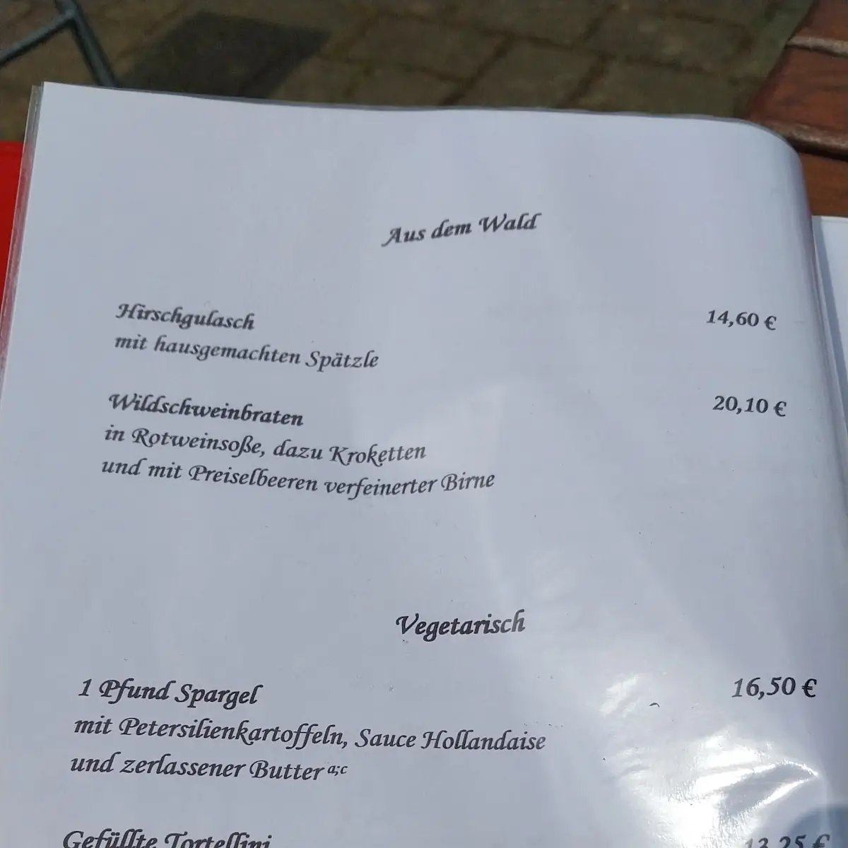 Speisekarte photo 3